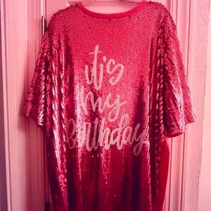 Pink Sparkly Mini Birthday Barbie dress - perfect for Nashville or girls night